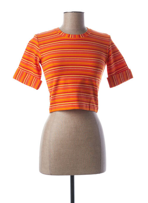 T-shirt orange TEENFLO pour femme