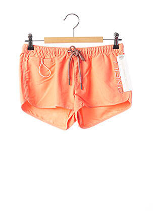 Short coupe droite orange O'NEILL femme