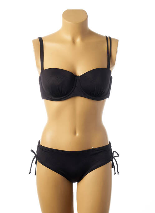 Maillot de bain 2 pièces noir BELCOR pour femme