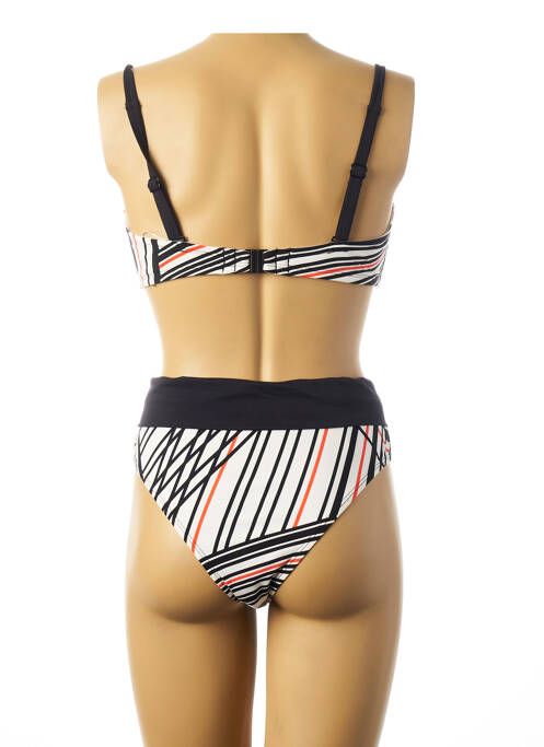 Maillot de bain 2 pièces orange BELCOR pour femme