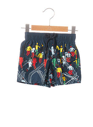 Short de bain imprimé fantaisie bleu VILEBREQUIN garcon