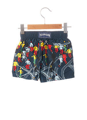 Short de bain imprimé fantaisie bleu VILEBREQUIN garcon