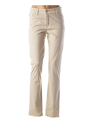 Pantalon slim beige COWEST pour femme