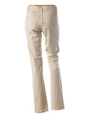 Pantalon slim beige COWEST pour femme seconde vue