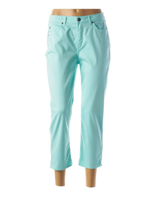 Pantacourt bleu GUY DUBOUIS pour femme