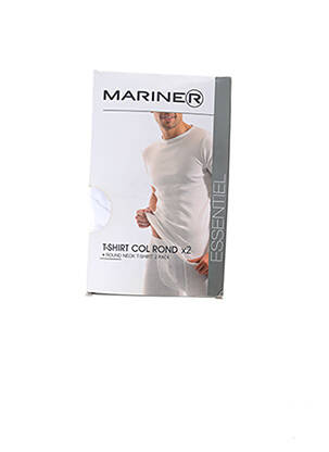 Sous-pull blanc MARINER pour homme
