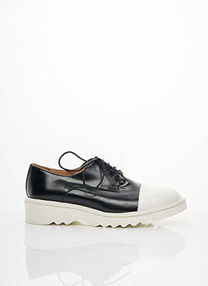 Derbies tissage satiné talon de 4 à 6cm noir JONAK femme