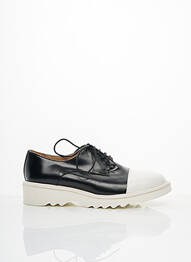 Derbies tissage satiné talon de 4 à 6cm noir JONAK femme