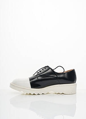 Derbies tissage satiné talon de 4 à 6cm noir JONAK femme