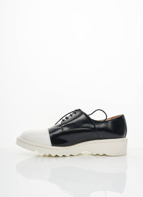 Derbies tissage satiné talon de 4 à 6cm noir JONAK femme