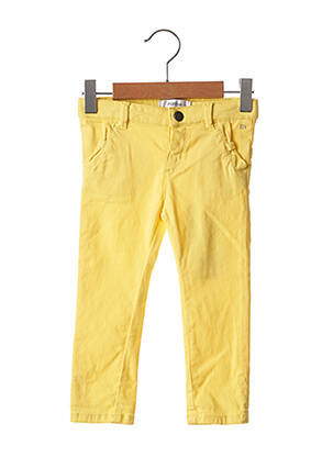 Pantalon slim jaune MARESE pour fille
