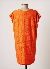 Robe courte orange ORFEO pour femme seconde vue