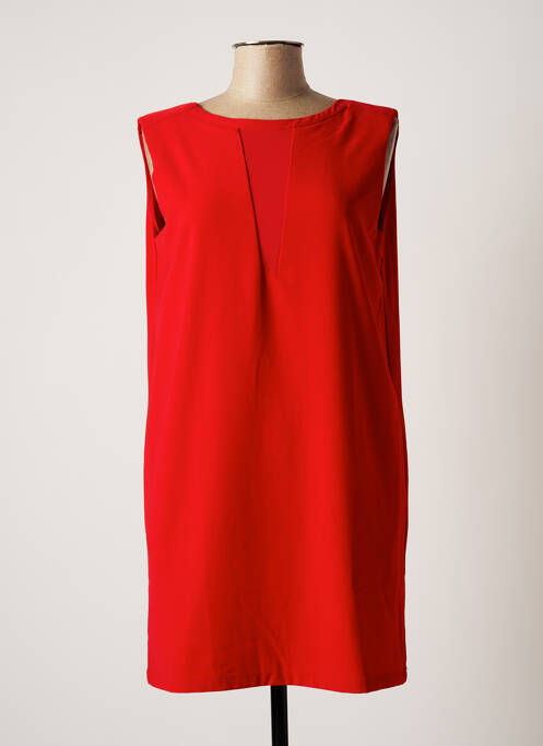 Robe courte rouge ORFEO pour femme