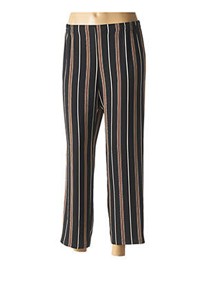 Pantalon 7/8 stretch noir TELMAIL femme
