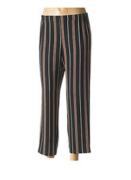 Pantalon 7/8 stretch noir TELMAIL femme