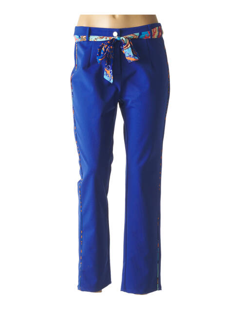 Pantalon slim bleu LESLIE pour femme