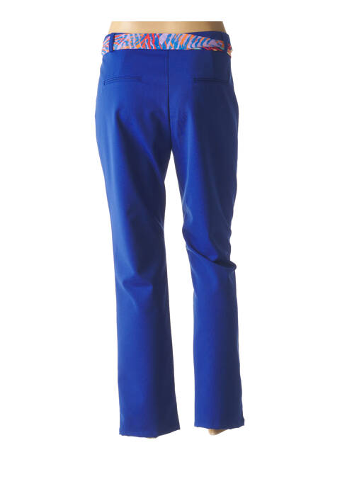 Pantalon slim bleu LESLIE pour femme