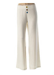Pantalon large blanc LOLESFILLES pour femme seconde vue