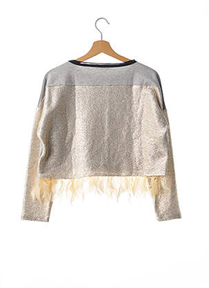 Sweat-shirt stretch manches longues gris DUROMA femme