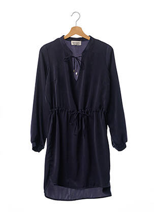 Robe courte manches longues manches longues gris AMELIE & AMELIE femme