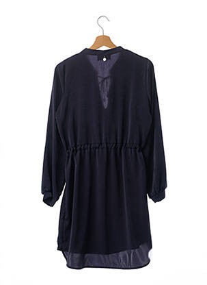 Robe courte coupe fluide manches longues gris AMELIE & AMELIE femme