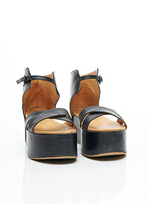 Sandales/nu pieds matière lisse talon de 7 à 9cm noir MAISON MARTIN MARGIELA femme
