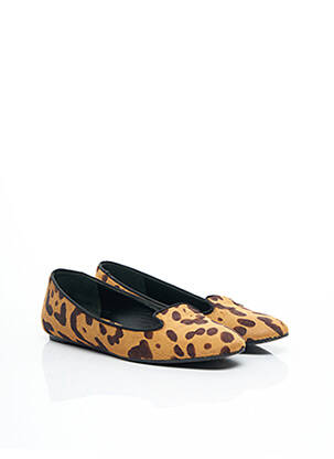 Mocassins talon plat jusqu'à 3cm beige GIAMBATTISTA VALLI femme