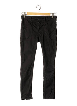 Pantalon slim taille basse taille basse noir REIKO femme