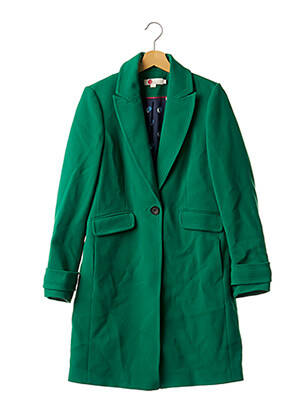 Manteau long vert BODEN pour femme