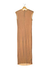 Robe longue marron NA-KD pour femme seconde vue