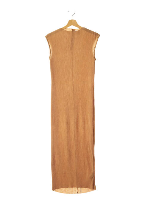 Robe longue marron NA-KD pour femme