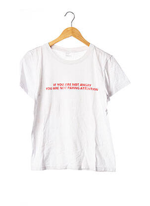 T-shirt blanc SANS MARQUE pour femme