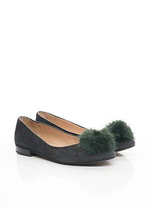 Ballerines matière lisse talon plat jusqu'à 3cm vert CLEO B femme
