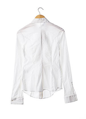 Chemisier coupe cintrée manches longues blanc ELISABETTA FRANCHI femme