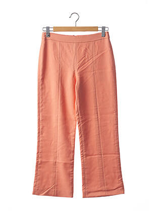 Pantalon large coupe large taille basse orange GIORGIO femme