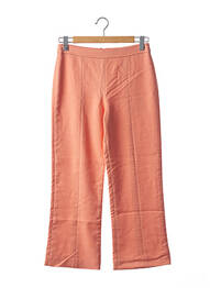 Pantalon large coupe large taille basse orange GIORGIO femme