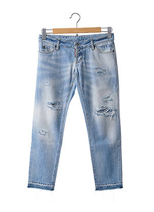Jeans coupe slim bleu DSQUARED2 pour femme