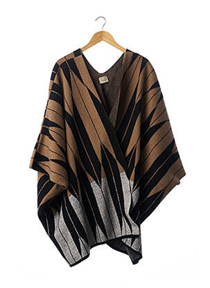 Poncho beige CIRCUS HOTEL pour femme