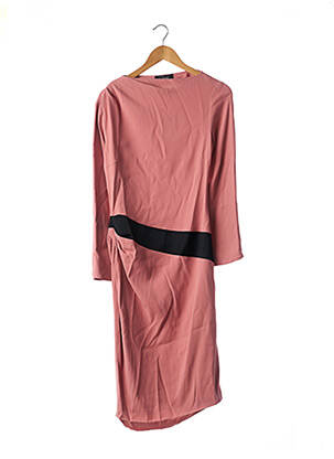 Robe mi-longue rose CLIPS pour femme