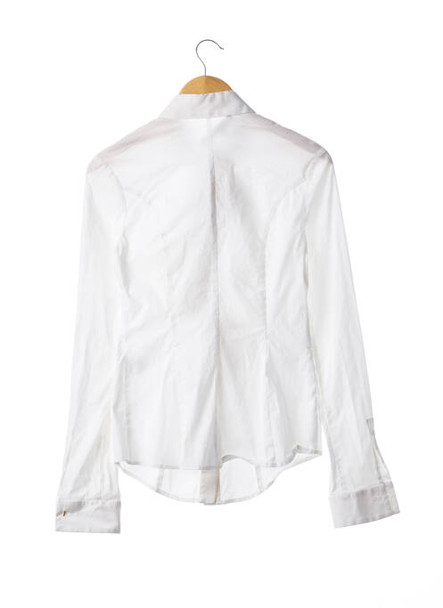 Chemisier coupe cintrée manches longues blanc ELISABETTA FRANCHI femme