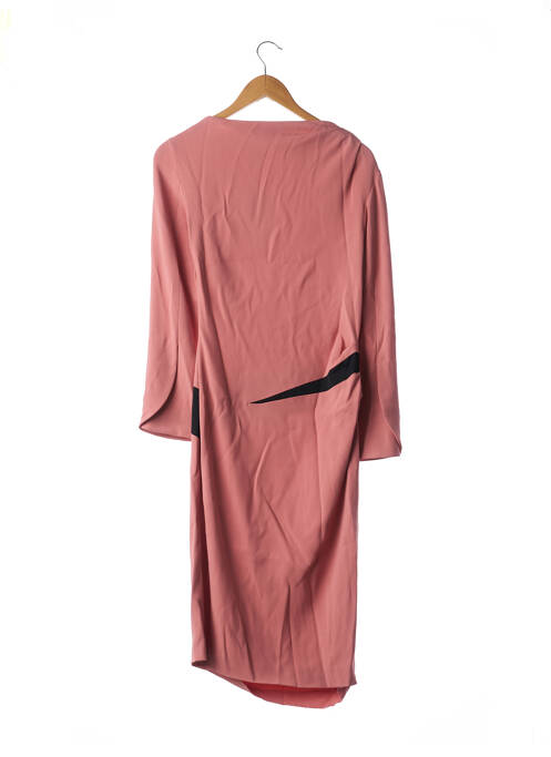 Robe mi-longue rose CLIPS pour femme