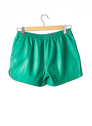 Short coupe droite vert KOR@KOR femme