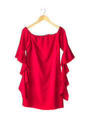 Robe courte rouge PINKO pour femme seconde vue