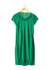 Robe mi-longue vert INDIES pour femme seconde vue