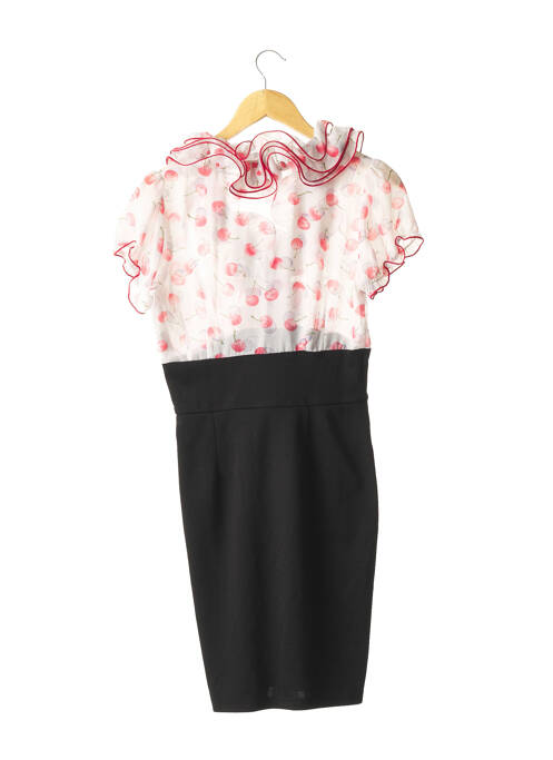 Robe mi-longue noir ASHWI pour femme