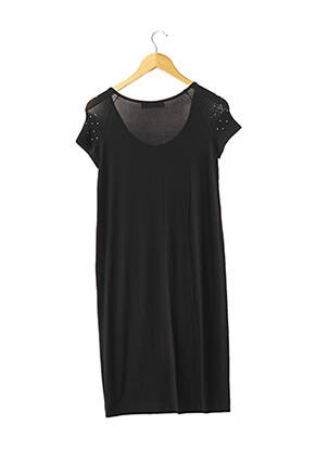 Jupe mi-longue stretch noir SONIA RYKIEL femme