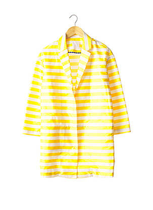 Blazer poches jaune ROKU femme
