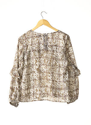 Blouse imprimé fantaisie manches longues vert SISSEL EDELBO femme