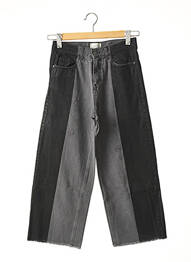 Jeans coupe large  taille normale noir VICCIO BARCELONA femme