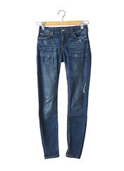 Jeans coupe slim bleu ZARA pour femme seconde vue